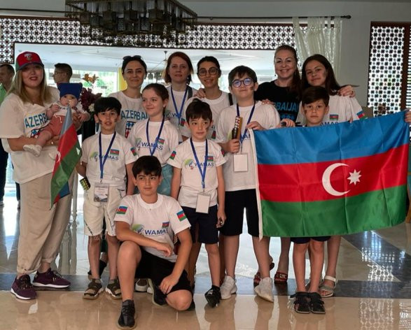 Команда из Азербайджана показала феноменальный результат на Всемирной олимпиаде по ментальной арифметике WAMAS 2022