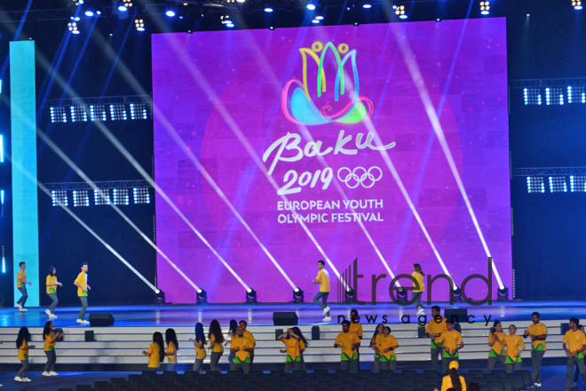 27 июля  в Баку прошла церемония торжественного закрытия XV Европейского юношеского летнего олимпийского фестиваля, 